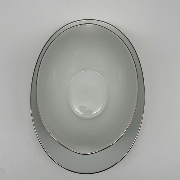 Noritake Soroya 6853 Gravy Boat Light Green Daisy Simple MCM Floral Pattern - Picture 4 of 7